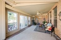 722 Silver Creek Cir, Richmond, TX 77406 - view of patio / terrace with ceiling fan