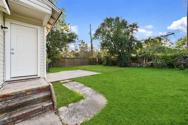 9306 Chesterfield Dr, Houston, TX 77051 - view of yard with a patio