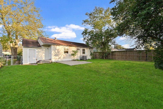 9306 Chesterfield Dr, Houston, TX 77051 - rear view of house with a patio and central air condition unit