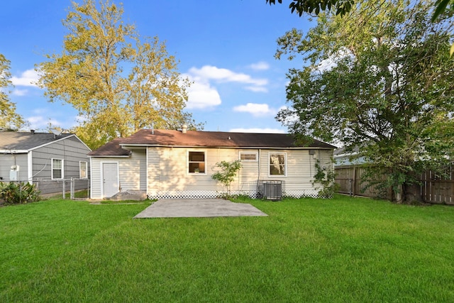 9306 Chesterfield Dr, Houston, TX 77051 - rear view of house with a patio area and central AC unit