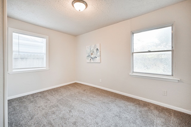 9306 Chesterfield Dr, Houston, TX 77051 - unfurnished room featuring carpet floors, a textured ceiling, and baseboards