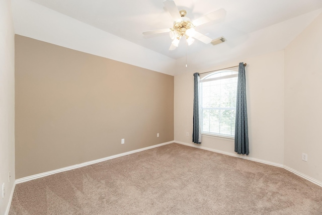 12515 Country Arbor Ln, Houston, TX 77041 - carpeted spare room featuring a ceiling fan and baseboards
