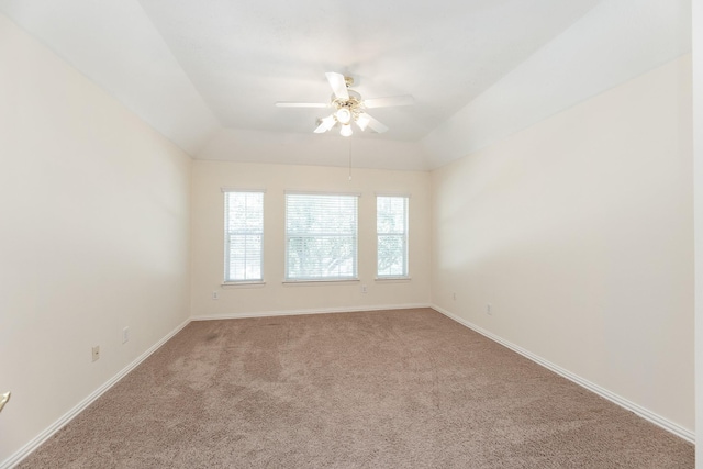 12515 Country Arbor Ln, Houston, TX 77041 - unfurnished room with light colored carpet, ceiling fan, and baseboards