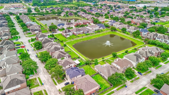 22210 Pacific Ocean Dr, Spring, TX 77388 - aerial view of residential area featuring a large body of water