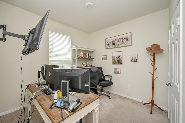 4611 Prairie Chase Dr, Houston, TX 77069 - carpeted home office featuring baseboards