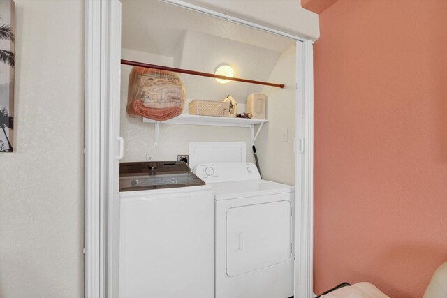 123 Howard Ave, Surfside Beach, TX 77541 - washroom with independent washer and dryer