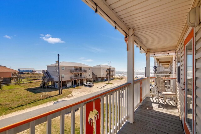 123 Howard Ave, Surfside Beach, TX 77541 - balcony with a residential view