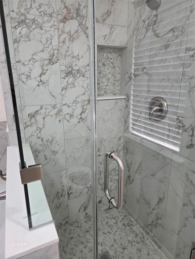 16111 Aberdeen Forest Dr, Houston, TX 77095 - bathroom with a shower stall
