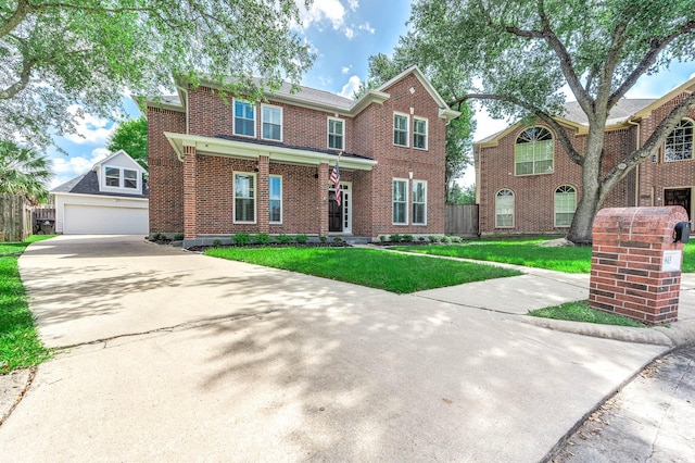 8903 Loch Lomond Ct, Houston, TX 77096 - traditional home with brick siding and concrete driveway