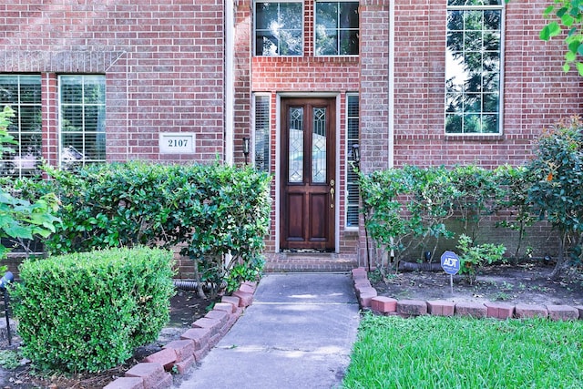 2107 N Shadow Grove Ln, Richmond, TX 77406 - property entrance featuring brick siding