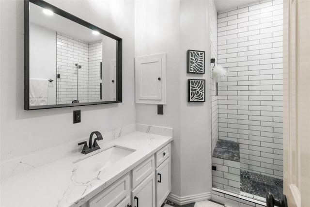 2902 Sycamore Tree Ct, Houston, TX 77345 - full bath with vanity and tiled shower