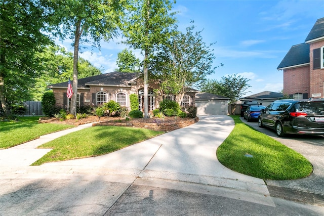 2902 Sycamore Tree Ct, Houston, TX 77345 - single story home featuring a detached garage