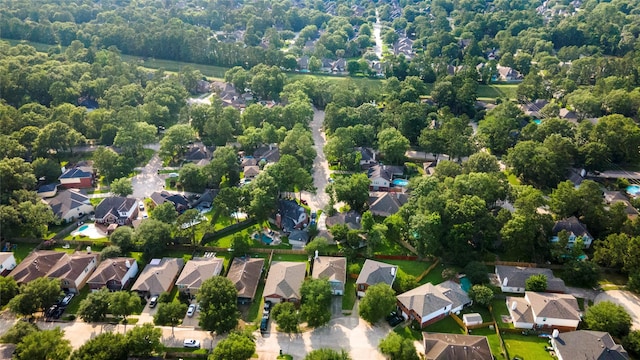 2902 Sycamore Tree Ct, Houston, TX 77345 - aerial overview of property's location with nearby suburban area