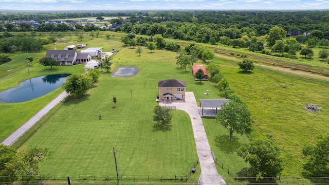 3415 Jack Beaver Rd, Santa Fe, TX 77517 - overview of rural landscape featuring a nearby body of water