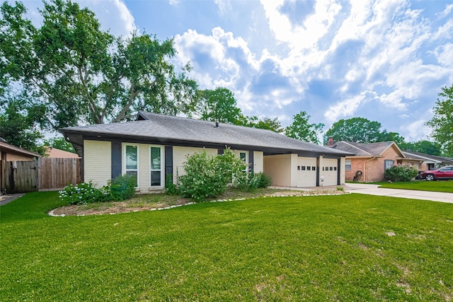15726 Blackhawk Blvd, Friendswood, TX 77546 - ranch-style house with a garage and driveway