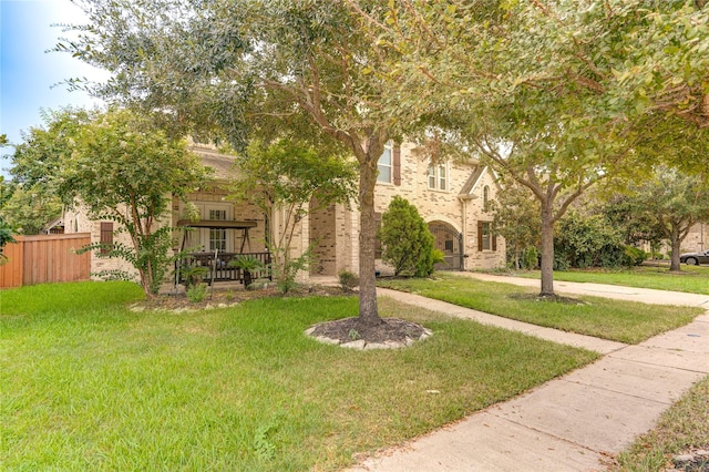 17215 Astrachan Rd, Richmond, TX 77407 - obstructed view of property with brick siding