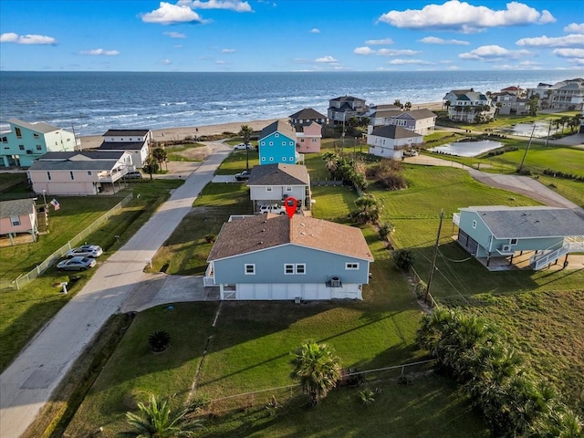 4220 Las Palmas St, Galveston, TX 77554 - aerial perspective of suburban area with a nearby body of water