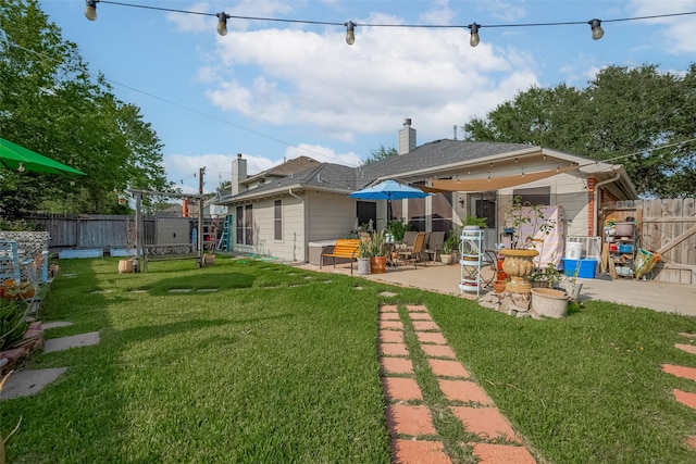 11826 Balmorhea Ln, Sugar Land, TX 77498 - rear view of property with a patio area