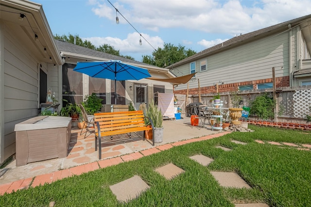 11826 Balmorhea Ln, Sugar Land, TX 77498 - view of yard featuring a patio area