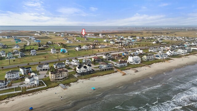 4003 Indian Beach Dr, Galveston, TX 77554 - aerial view of residential area with extended coastline