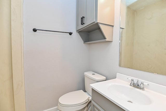 1031 Meyer St, Sealy, TX 77474 - half bathroom with toilet and vanity