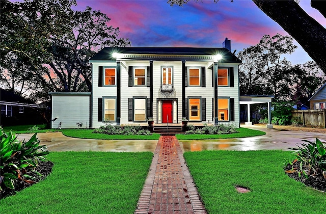 1031 Meyer St, Sealy, TX 77474 - view of front of house featuring a chimney