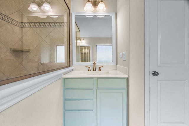20702 Elderwood Terrace Dr, Richmond, TX 77406 - full bath with vanity and a tile shower