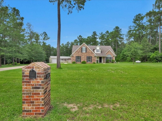 238 Royal Pnes, Lufkin, TX 75904 - view of front of property featuring a front lawn and brick siding