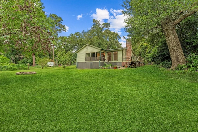11104 Quinlan N Lake Dr, Conroe, TX 77303 - view of green lawn