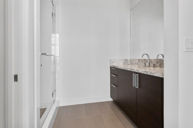 4521 San Felipe St Unit 3101, Houston, TX 77027 - full bathroom with a shower stall and vanity
