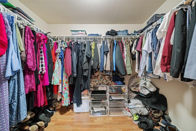 5325 High Bank Dr, Corpus Christi, TX 78413 - spacious closet with wood finished floors