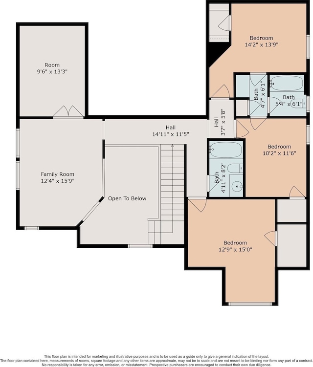 110 Deer Plain Dr, Spring, TX 77389 - floor plan / room layout