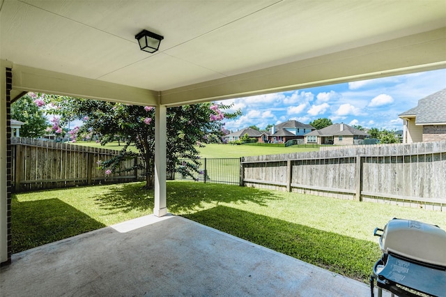 2039 Wembley Way, Rosenberg, TX 77471 - view of yard with a patio and a residential view