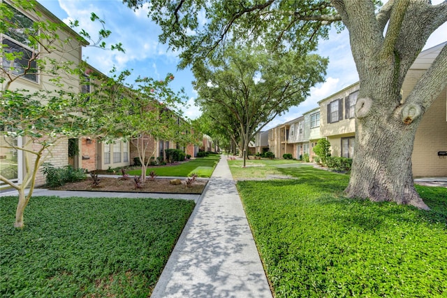 14171 Misty Meadow Ln, Houston, TX 77079 - surrounding community featuring a residential view and a yard