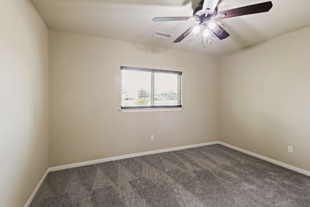 9115 E Lakeside Dr, Magnolia, TX 77354 - carpeted spare room featuring a ceiling fan and baseboards