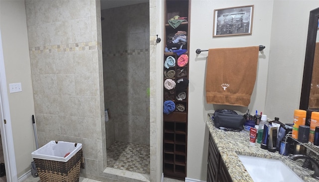 1560 Fm 355, Groveton, TX 75845 - bathroom with walk in shower and vanity