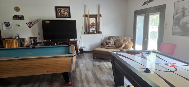1560 Fm 355, Groveton, TX 75845 - game room featuring wood finished floors and billiards table
