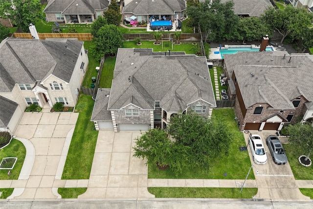2106 Asbury Ct, Pearland, TX 77581 - aerial view of residential area