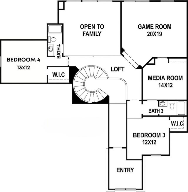 18910 Paddlefish Way, Cypress, TX 77433 - view of property floor plan
