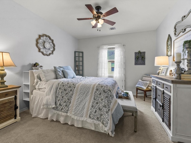 18910 Paddlefish Way, Cypress, TX 77433 - bedroom featuring light carpet and a ceiling fan