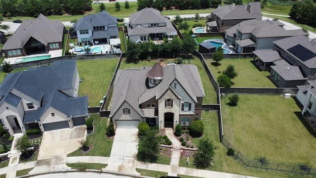18910 Paddlefish Way, Cypress, TX 77433 - aerial perspective of suburban area with a pool