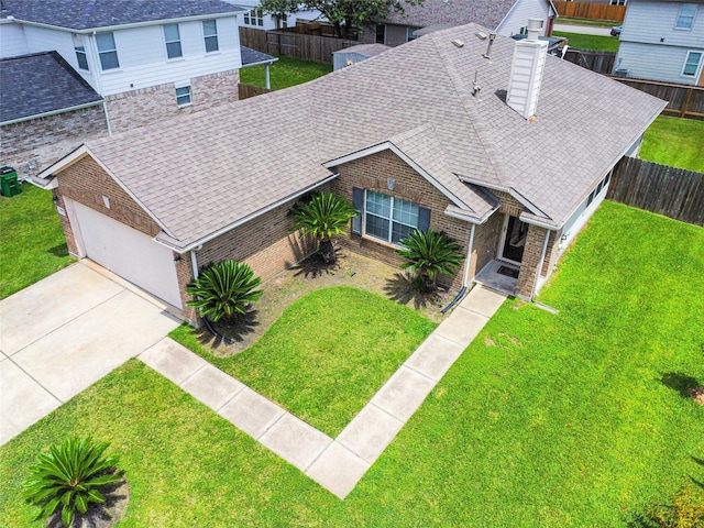 4919 Bentonite Blvd, Baytown, TX 77521 - view from above of property