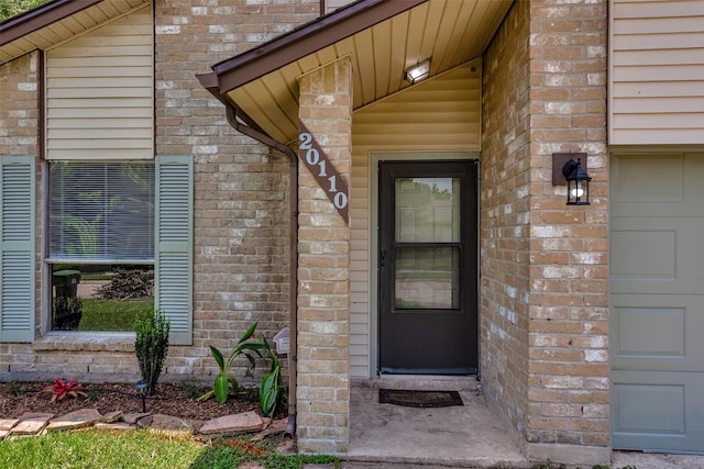 20110 Misty Pines Dr, Humble, TX 77346 - doorway to property with brick siding