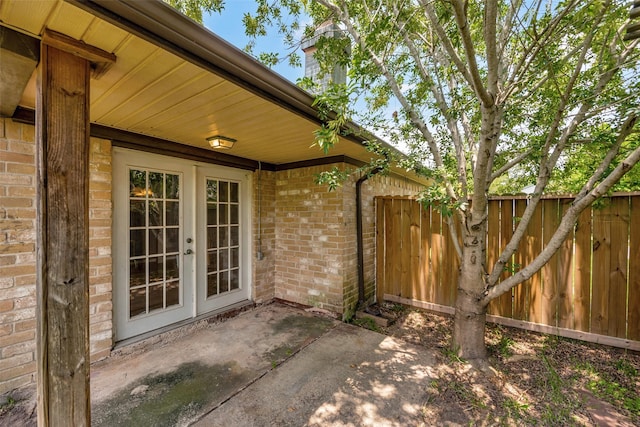 20110 Misty Pines Dr, Humble, TX 77346 - view of patio / terrace with french doors