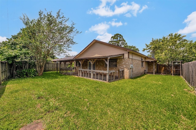 20110 Misty Pines Dr, Humble, TX 77346 - back of property with brick siding