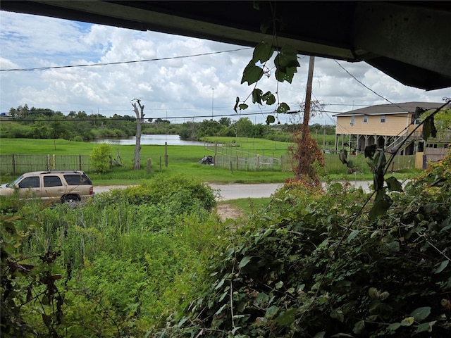 17505 Moreland Dr, Channelview, TX 77530 - view of yard featuring a water view
