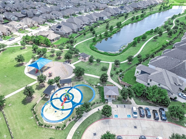 23230 Banfield Creek Ct, Katy, TX 77493 - aerial view of residential area with a large body of water