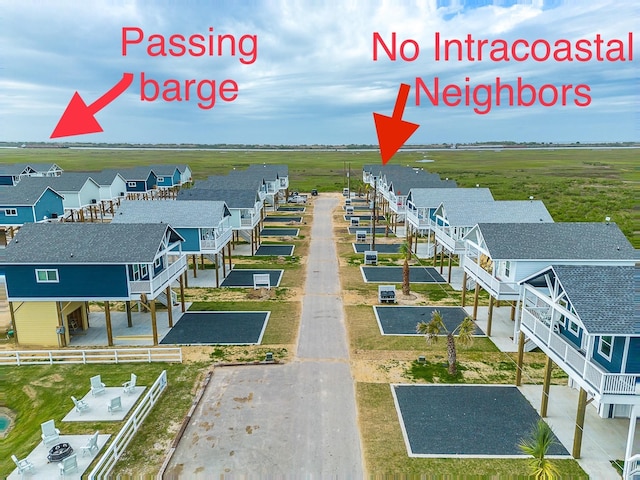 1088 Johnson Rd, Gilchrist, TX 77617 - aerial perspective of suburban area