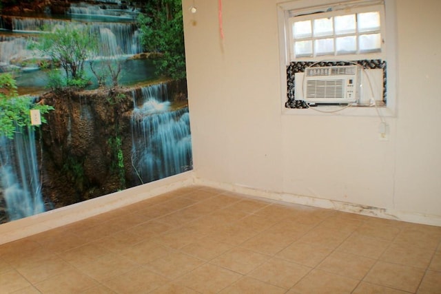 1611 Chapman St, Houston, TX 77009 - empty room with baseboards and cooling unit