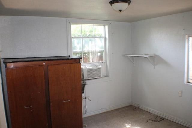 1611 Chapman St, Houston, TX 77009 - interior space with cooling unit and baseboards